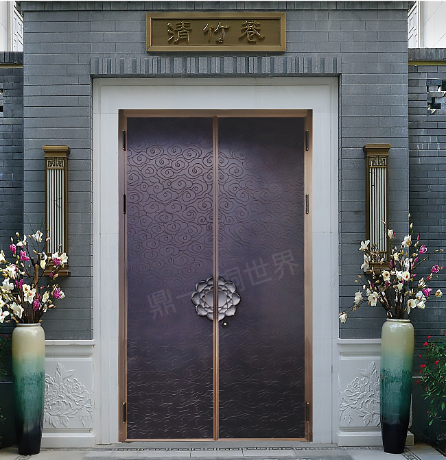 新中式銅門