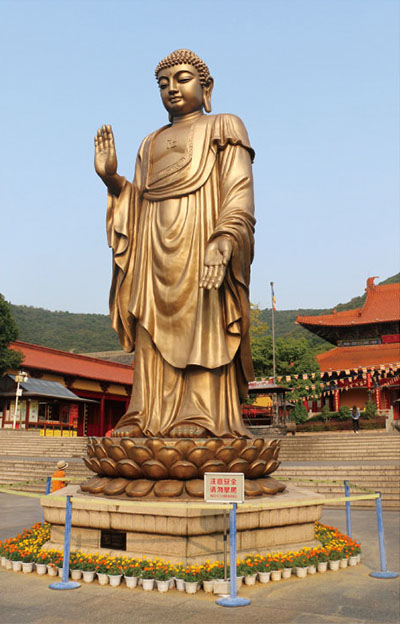 銅雕佛像
